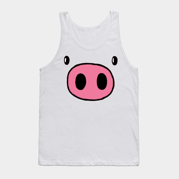 PORKY CUTE FUNNY, LADIES NOSE Tank Top by tirani16